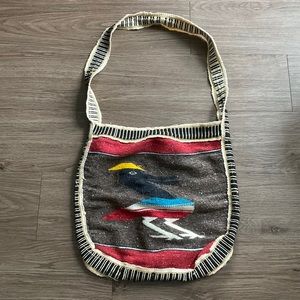 Multiple color woven bag